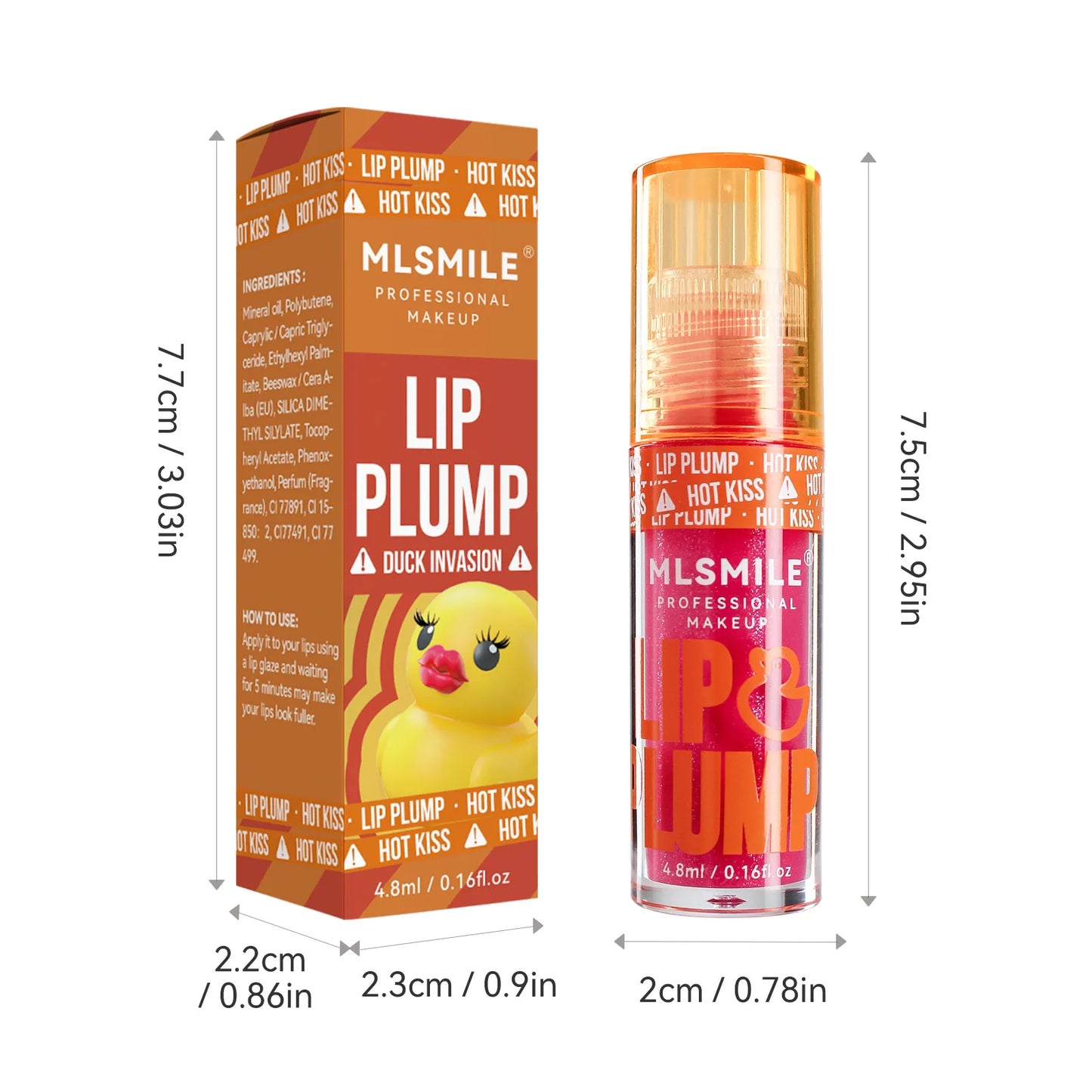 Plump Lip Oil Moisturizing Lip Gloss Mirror Water nature long-lasting  Gloss, Pearl Lip Glaze Set