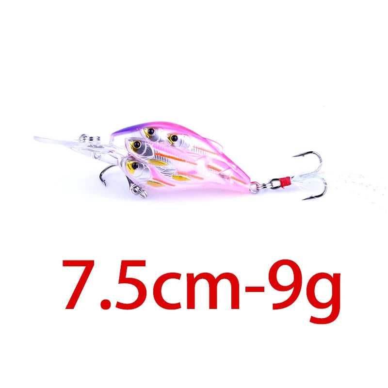 1pc Diving Depth Crankbait Fishing Lures S