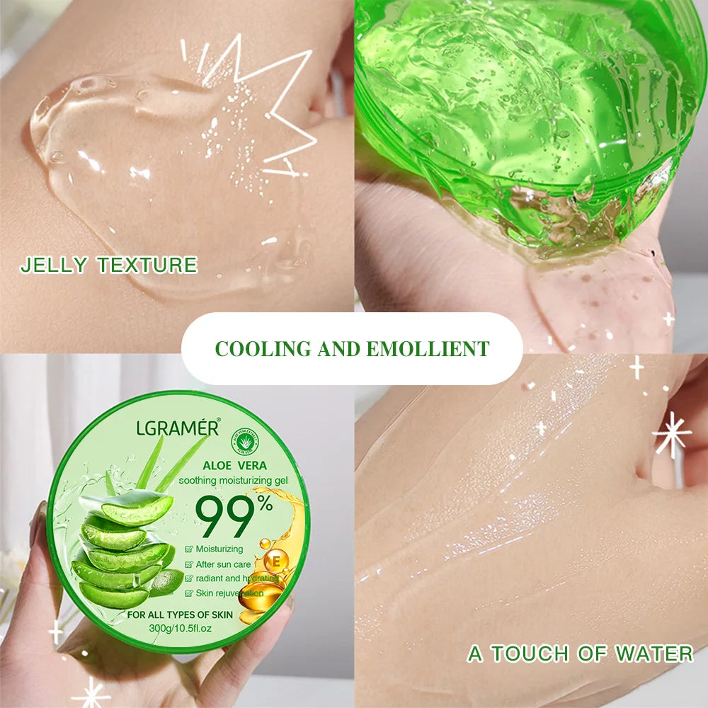 Moisturizing Aloe Vera Gel Refreshing Non Sticky Facial Care Facial Cream