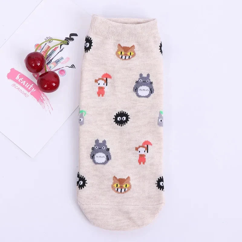 Anime Socks Big Cat Calcifer Cartoon Socks