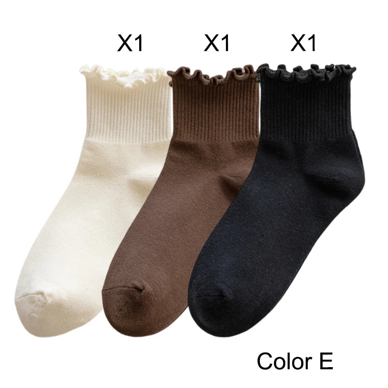 3 Pairs/Lot Cute Socks For Women