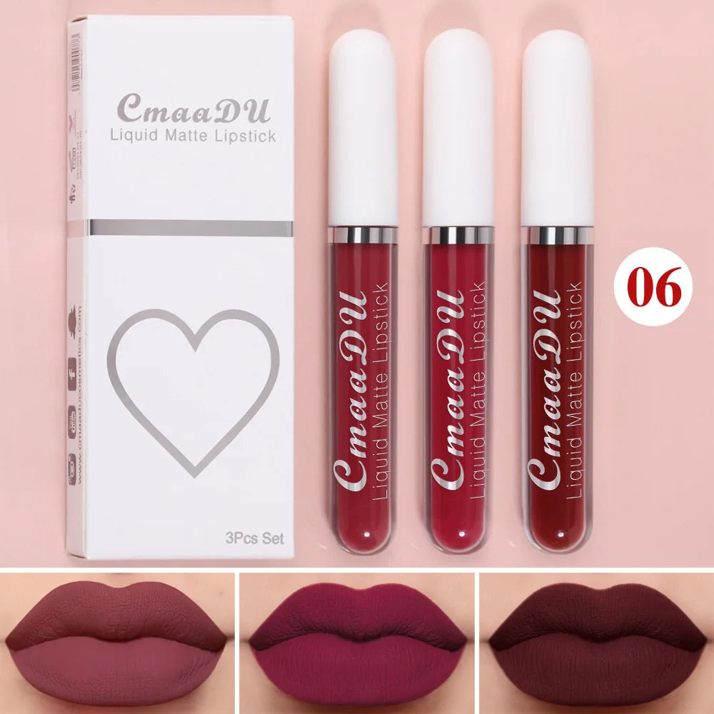 Sexy Long Lasting Velvet Matte Lip Gloss Liquid Lipstick