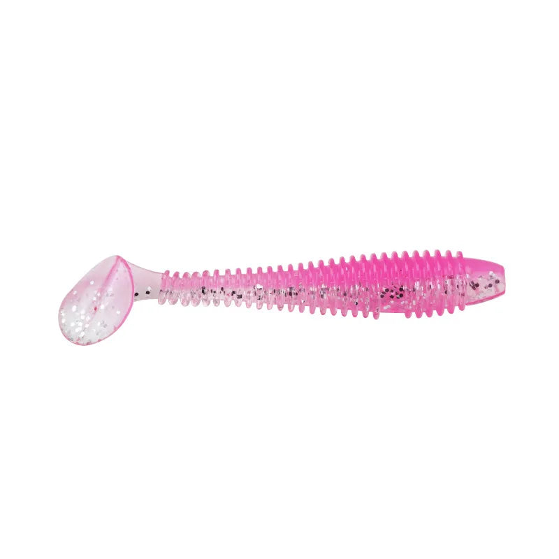 10PCS Micro Soft Fishing Lures 3.5cm 4cm 5cm T-tail Worm Lure