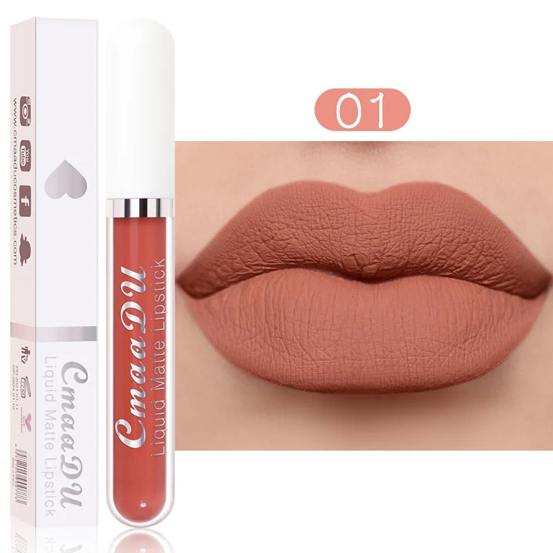 Sexy Long Lasting Velvet Matte Lip Gloss Liquid Lipstick