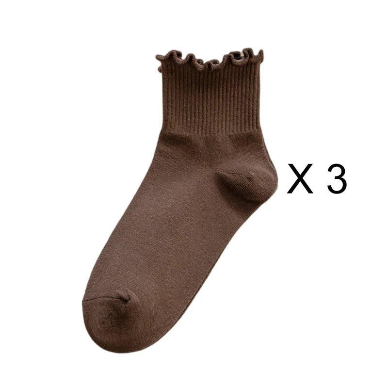 3 Pairs/Lot Cute Socks For Women