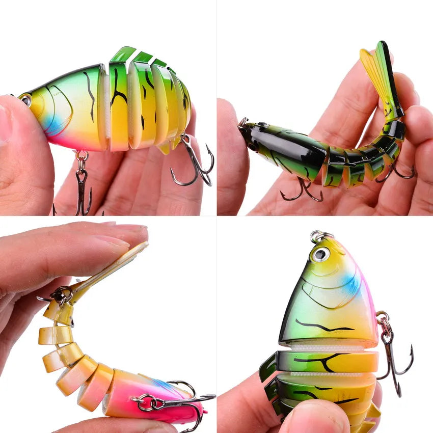 5pcs Sinking Wobbler Set Crankbaits Fishing Kit