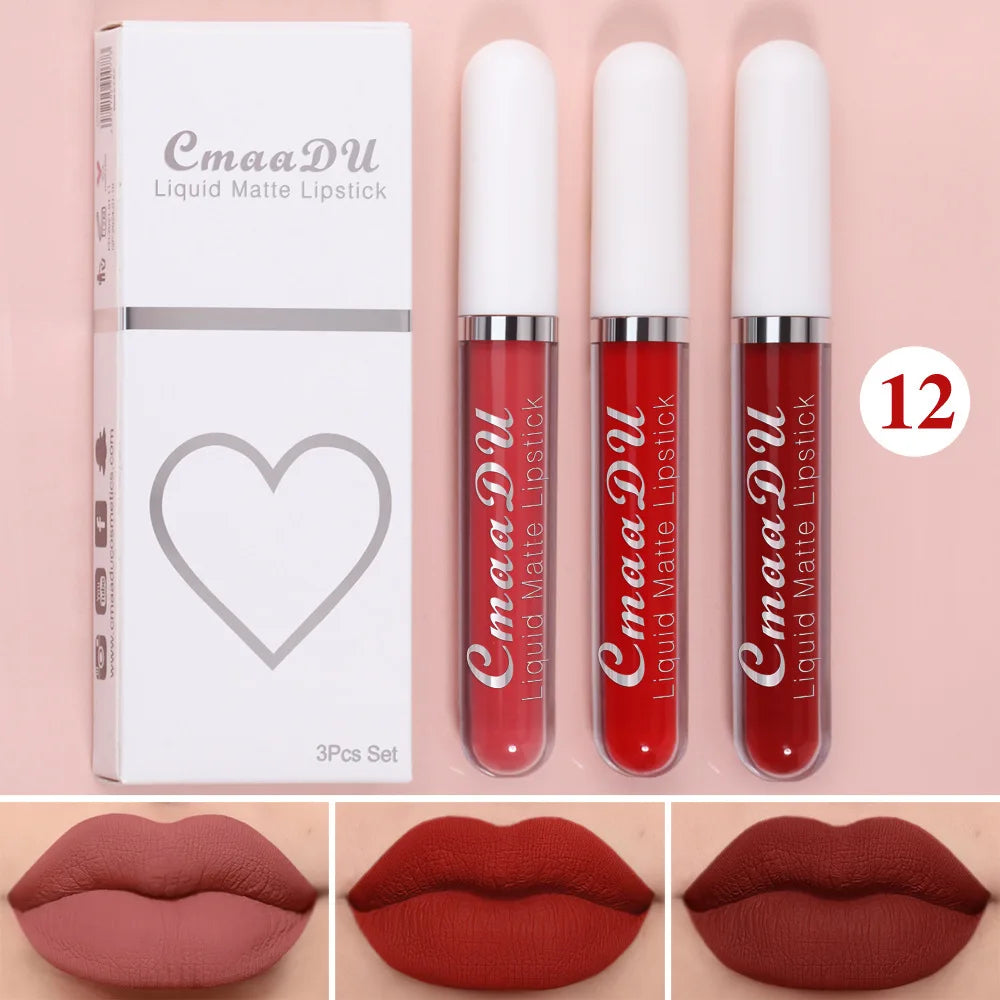 Sexy Long Lasting Velvet Matte Lip Gloss Liquid Lipstick