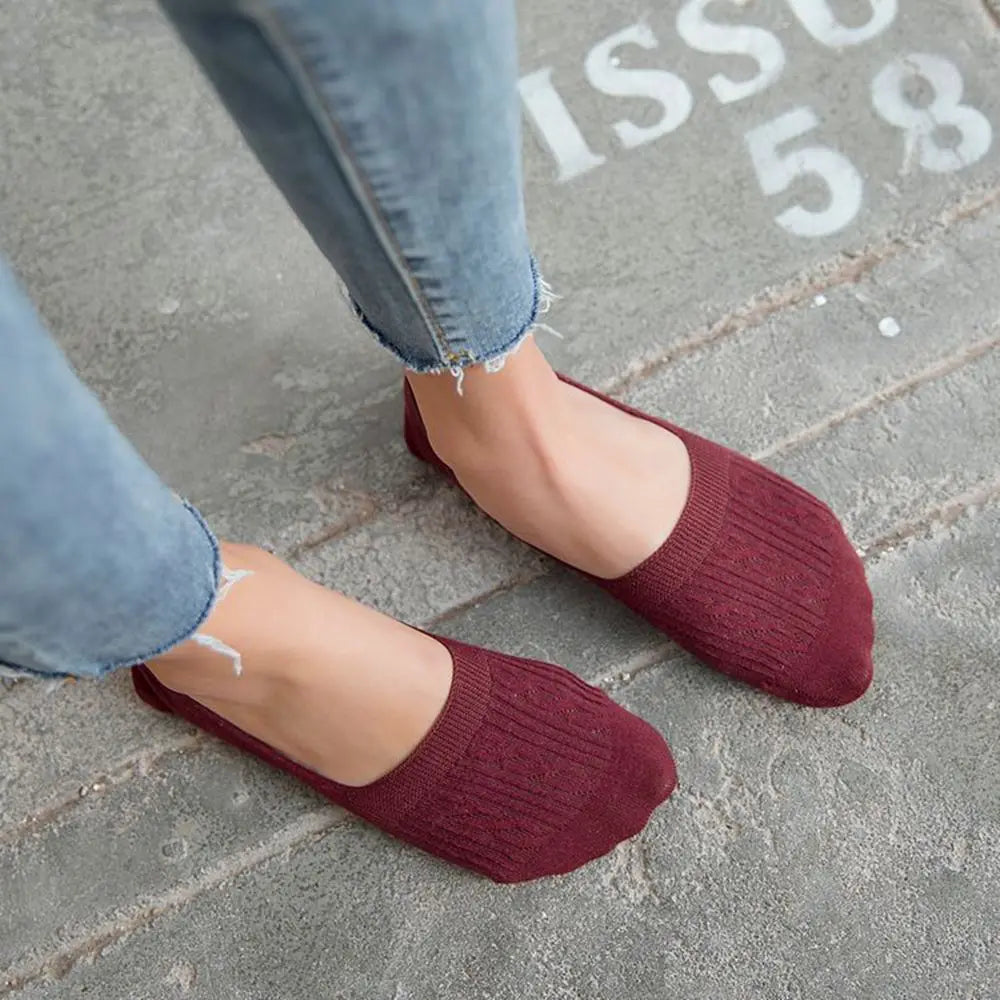 Women Invisible Non-slip Low Cut Socks Casual Cotton Breathable Ankle Boat Socks Cotton sock