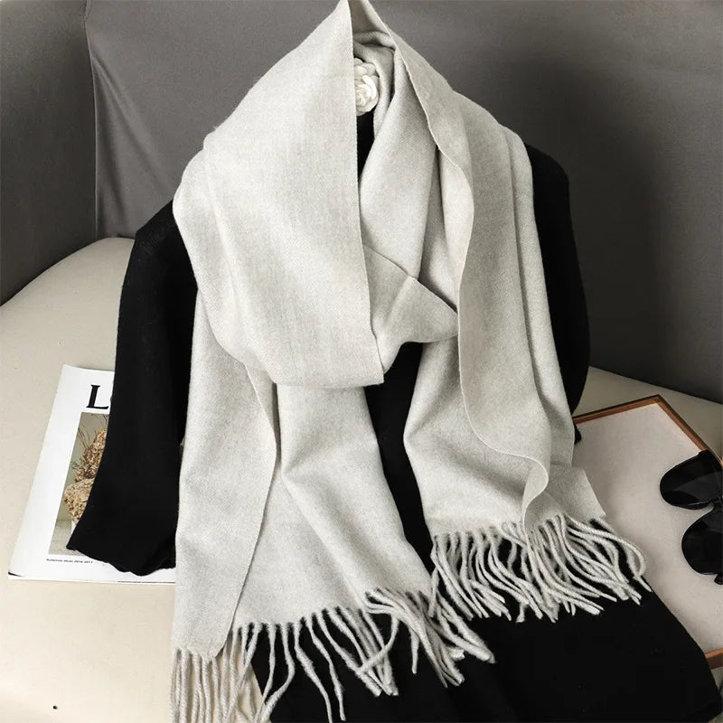 62Color Solid Women Winter Scarf