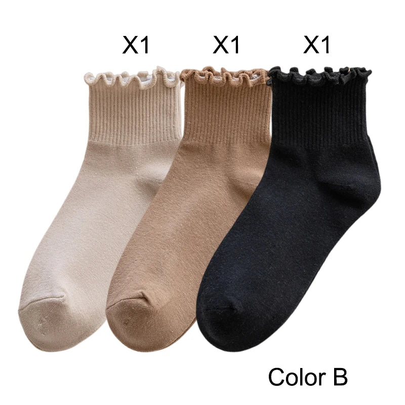 3 Pairs/Lot Cute Socks For Women