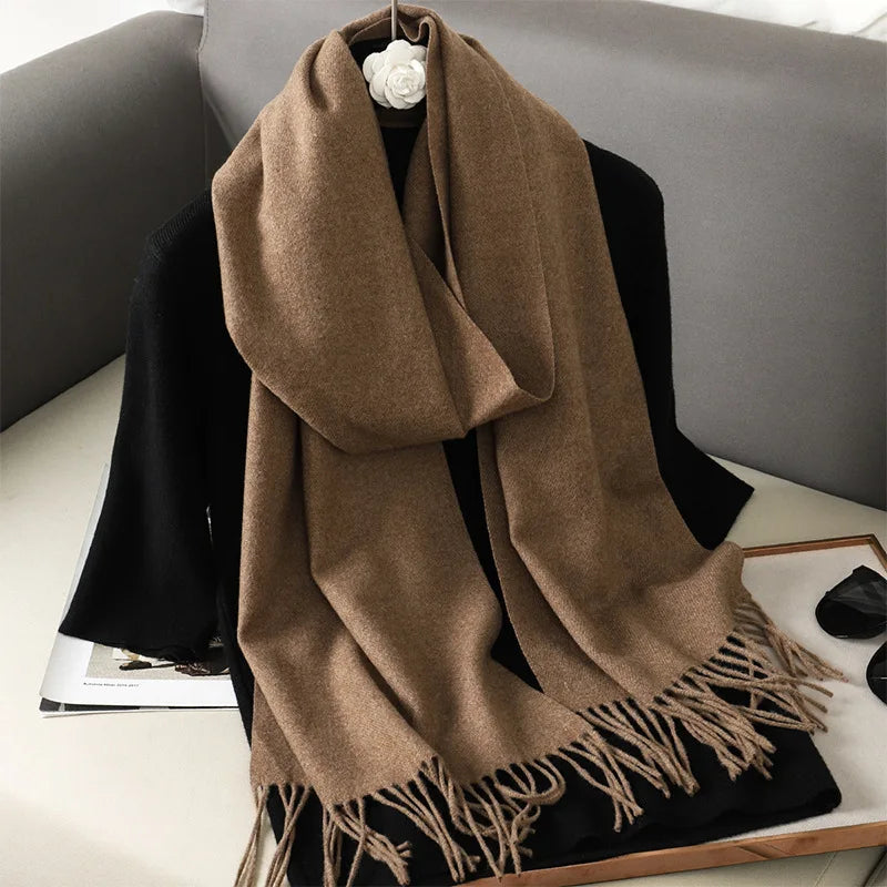 62Color Solid Women Winter Scarf