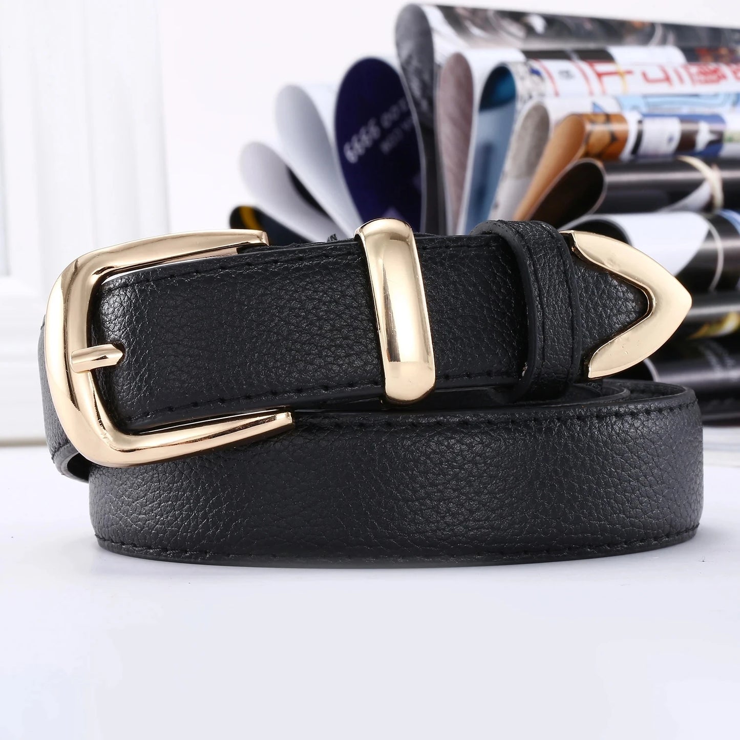 Women's Belt Simple Fashionable Needle Buckle Belt