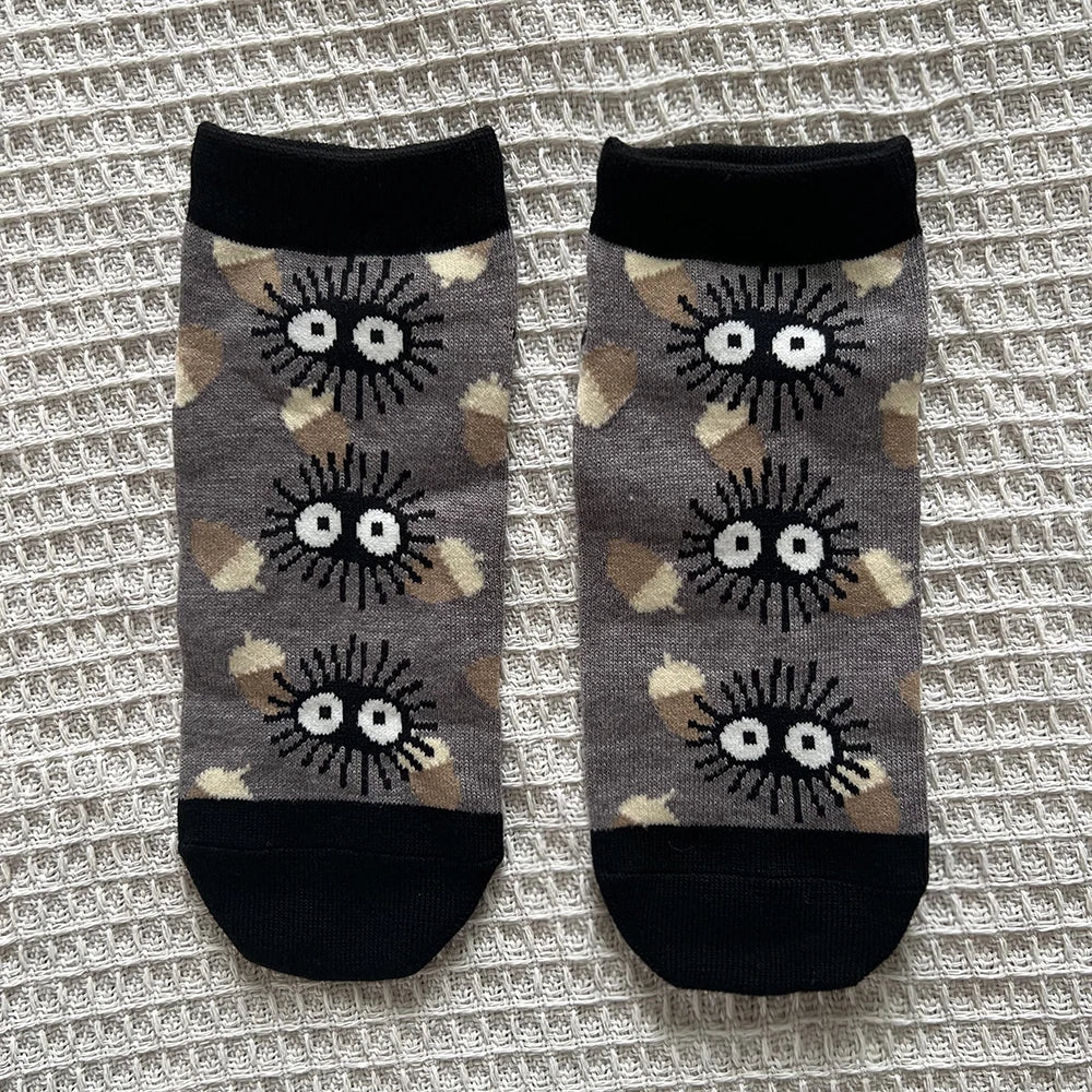 Anime Socks Big Cat Calcifer Cartoon Socks