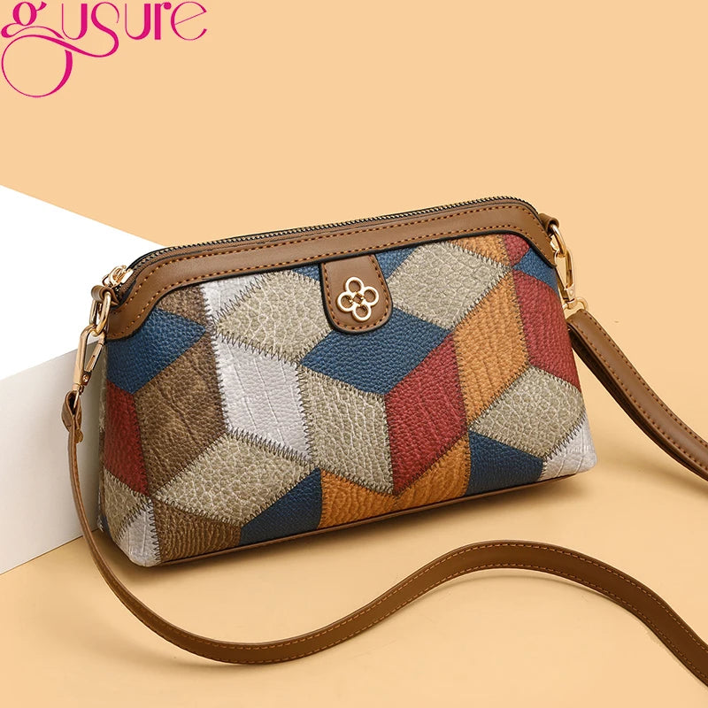 Gusure PU Leather Cross Body Small Bag for Women