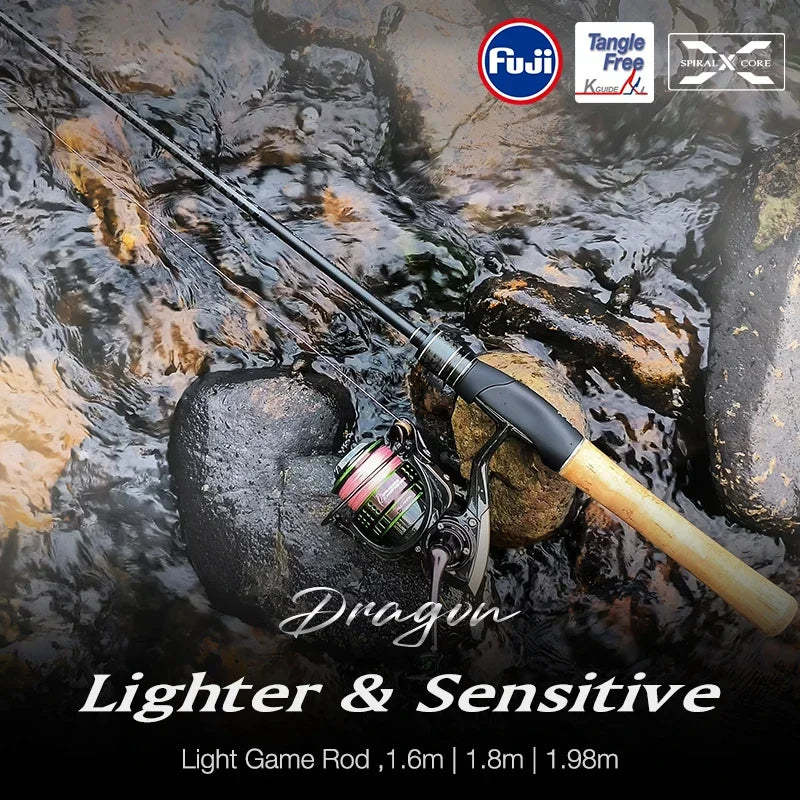 TSURINOYA DRAGON Light Game Fishing Rod/ Available to the UK market only