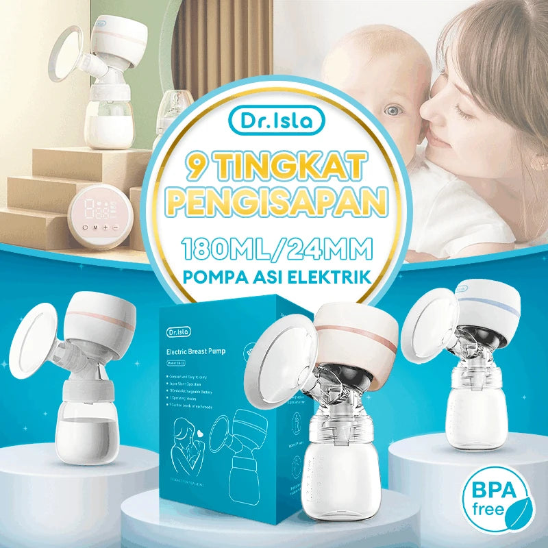 Dr.isla Portable Electric Breast Pump USB Chargable مضخّة الرضاعة، نوعية طبية ممتازة