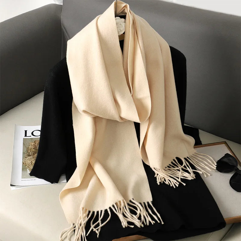 62Color Solid Women Winter Scarf