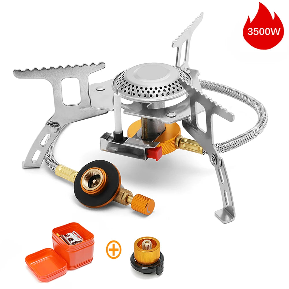 Camping  Head Stove Big Power Foldable Gas Stove