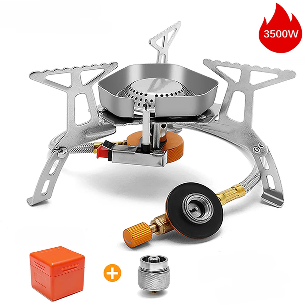 Camping  Head Stove Big Power Foldable Gas Stove