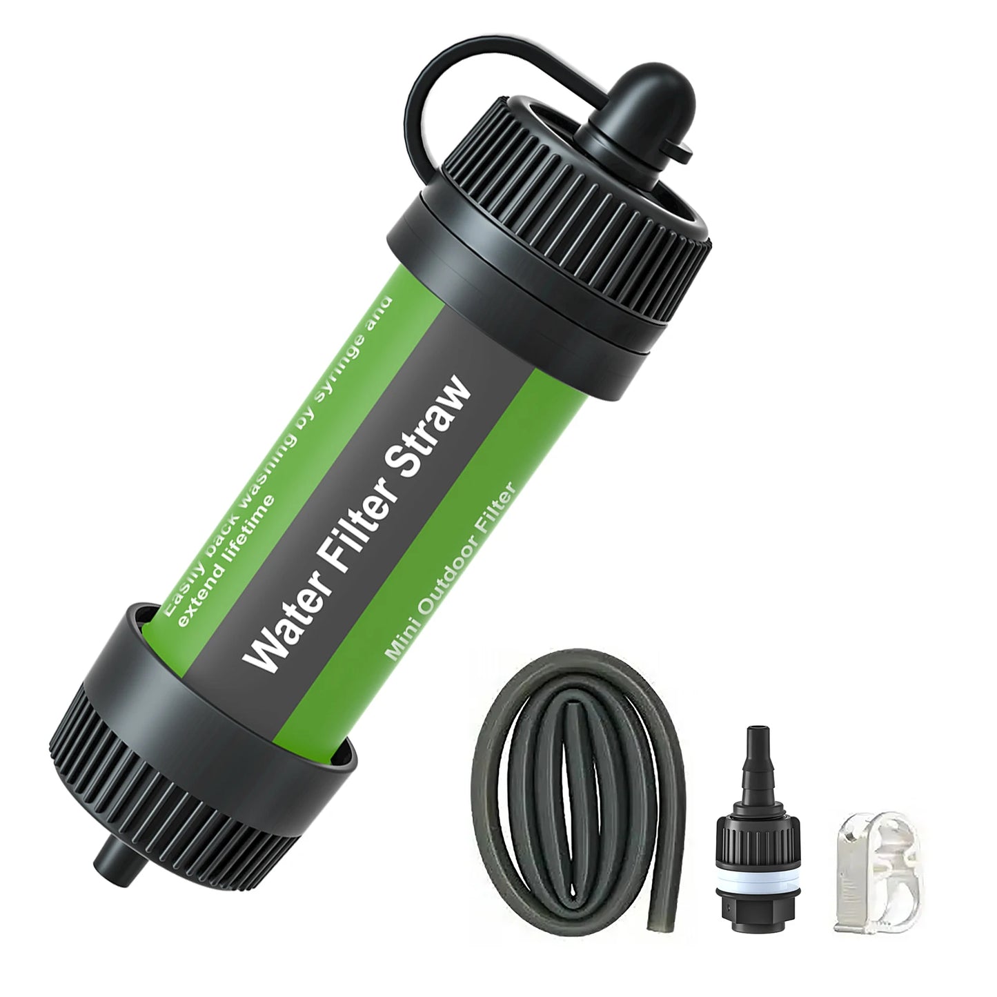 Water Filter Straw Outdoor Portable Water Purifier Survival Gear