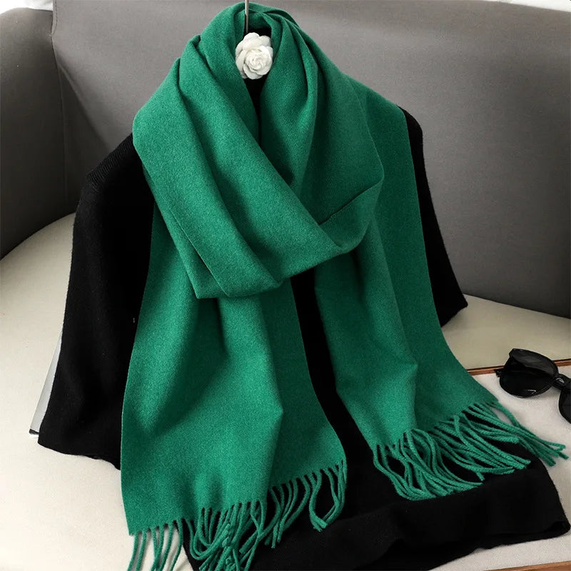 62Color Solid Women Winter Scarf