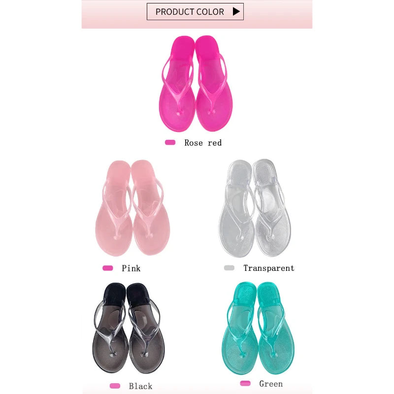 Women's Crystal Flip Flops Slippers Outdoor Beach