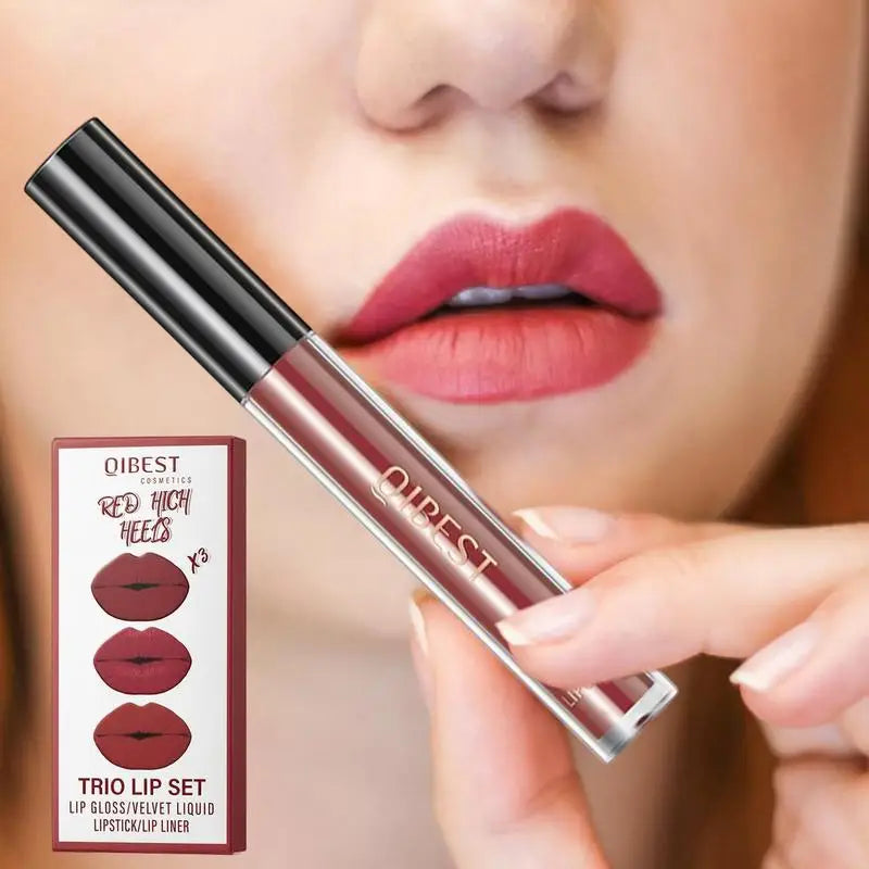 Matte Lipstick With Matching Lip Liner 24 Hour