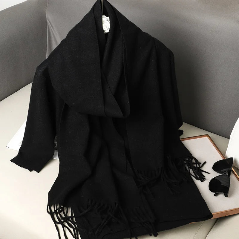 62Color Solid Women Winter Scarf