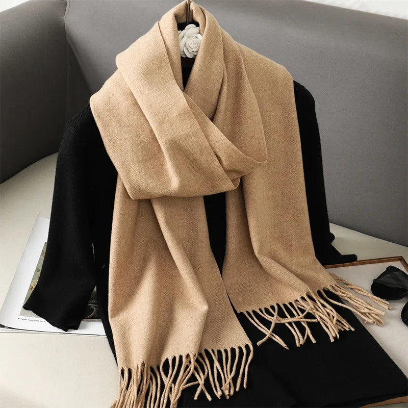 62Color Solid Women Winter Scarf