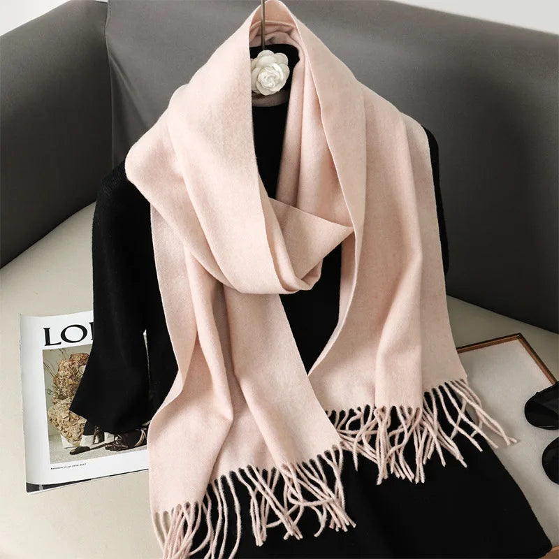 62Color Solid Women Winter Scarf