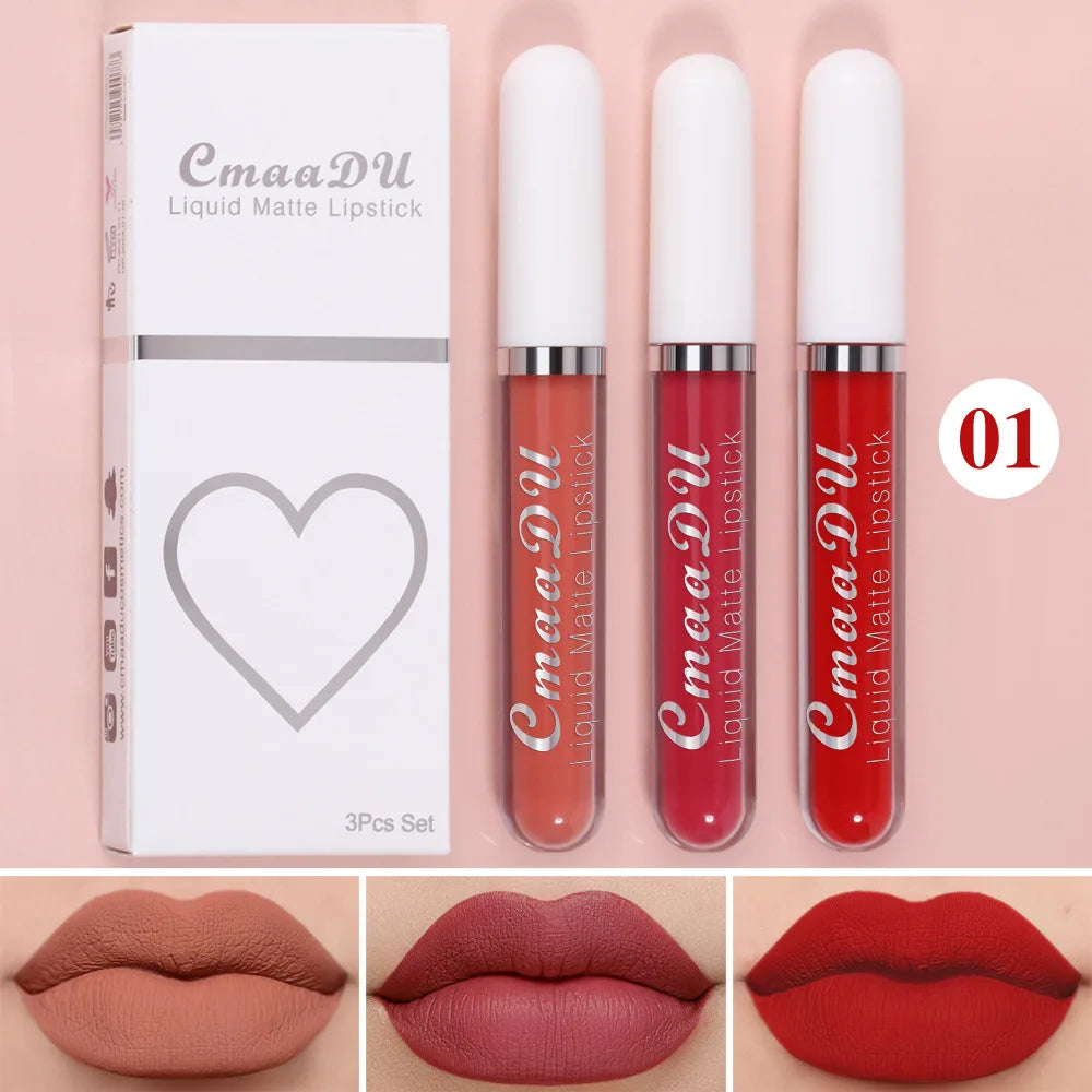 Sexy Long Lasting Velvet Matte Lip Gloss Liquid Lipstick