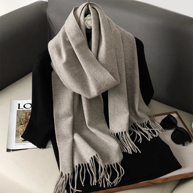 62Color Solid Women Winter Scarf