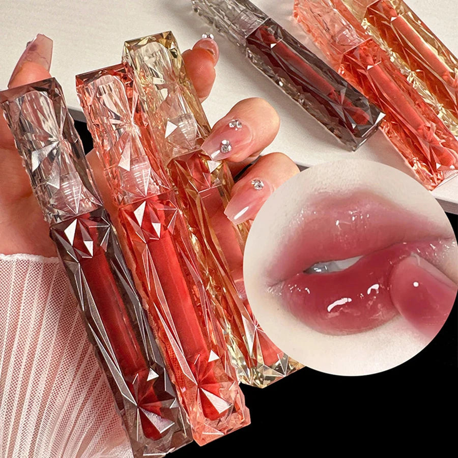 Lip Gloss Long-lasting Moisturizing Easy Halo-dyeing Waterproof Lip Gloss