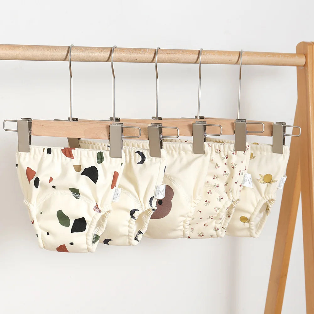 Newborn Cotton Underwear Infant Panties ألبسة الرضع الداخلية القابلة للغسل وإعادة الاستخدام