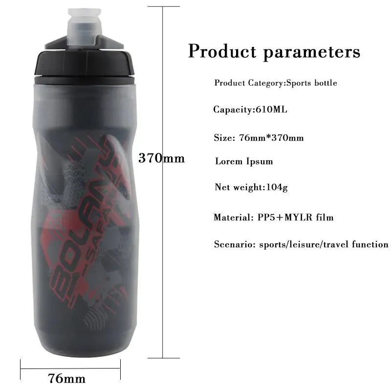 Bolany Bike Water Bottle 600ml