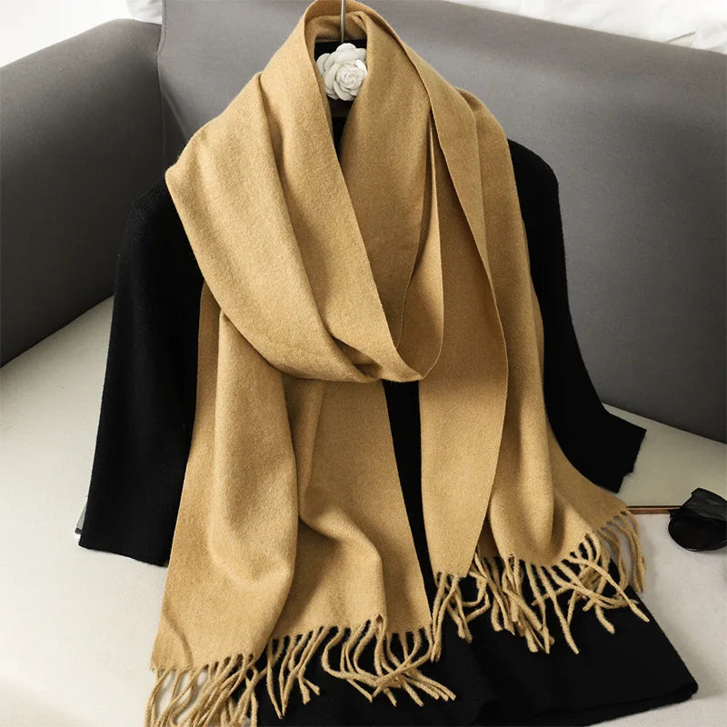 62Color Solid Women Winter Scarf