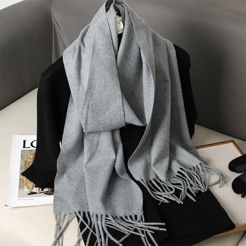 62Color Solid Women Winter Scarf