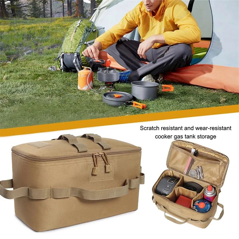 Outdoor Camping Gas Tank Storage Bag Large Capacity Ground Nail Tool Bag