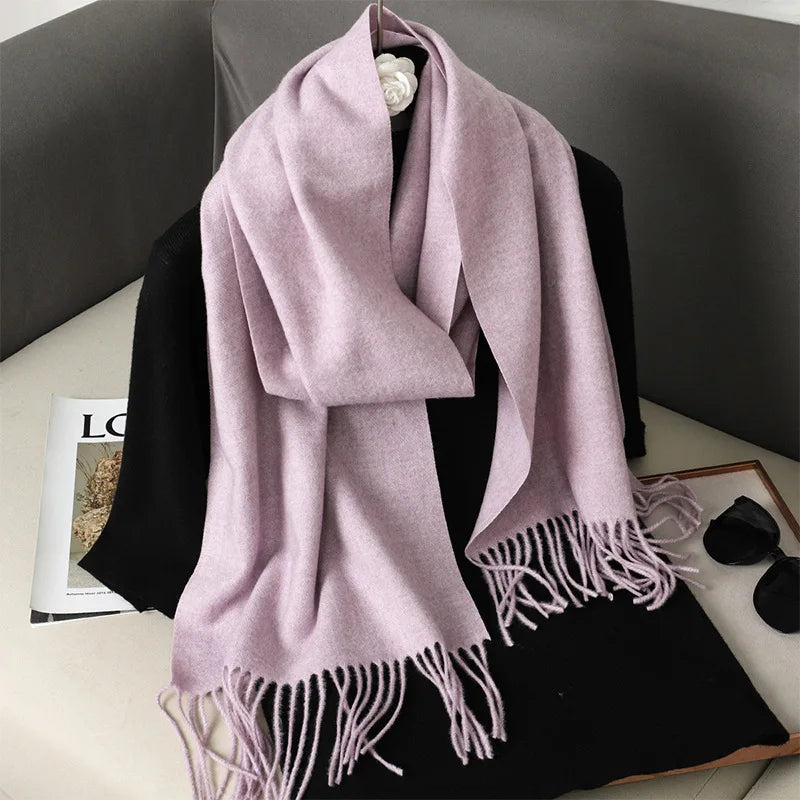 62Color Solid Women Winter Scarf