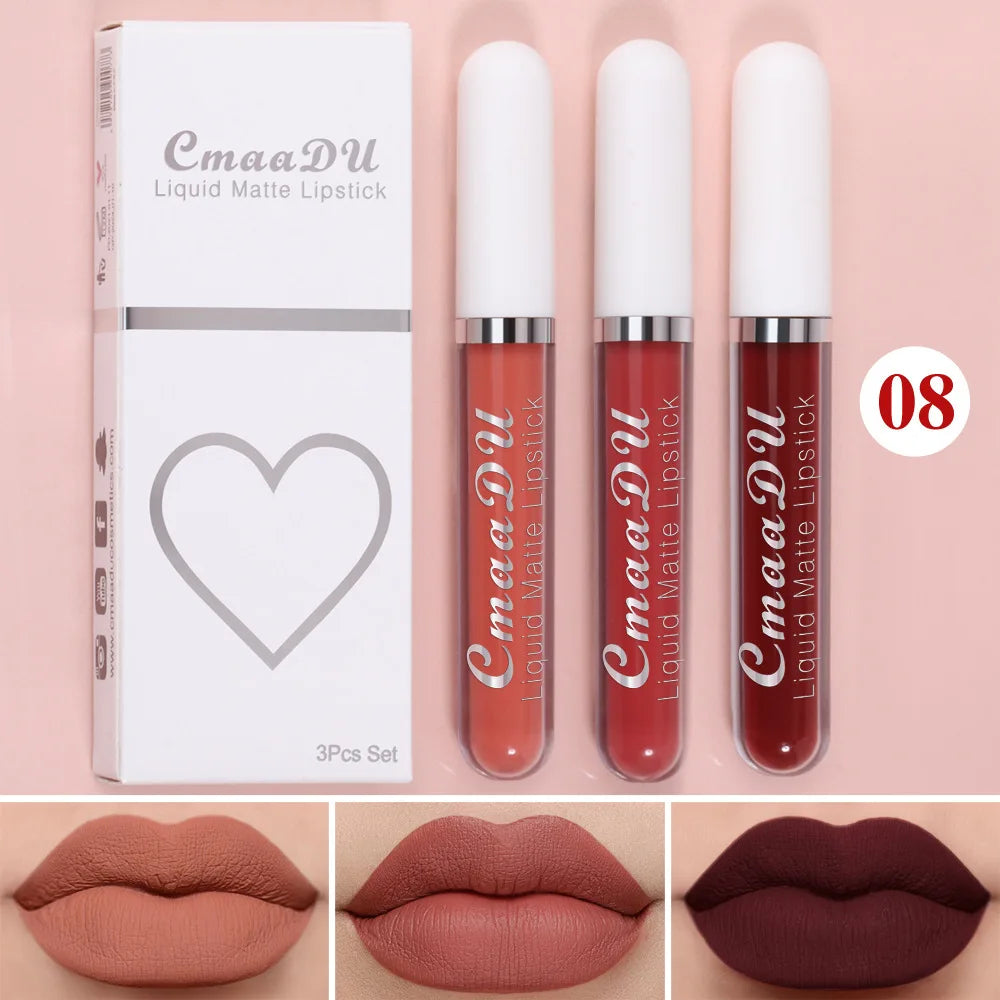 Sexy Long Lasting Velvet Matte Lip Gloss Liquid Lipstick