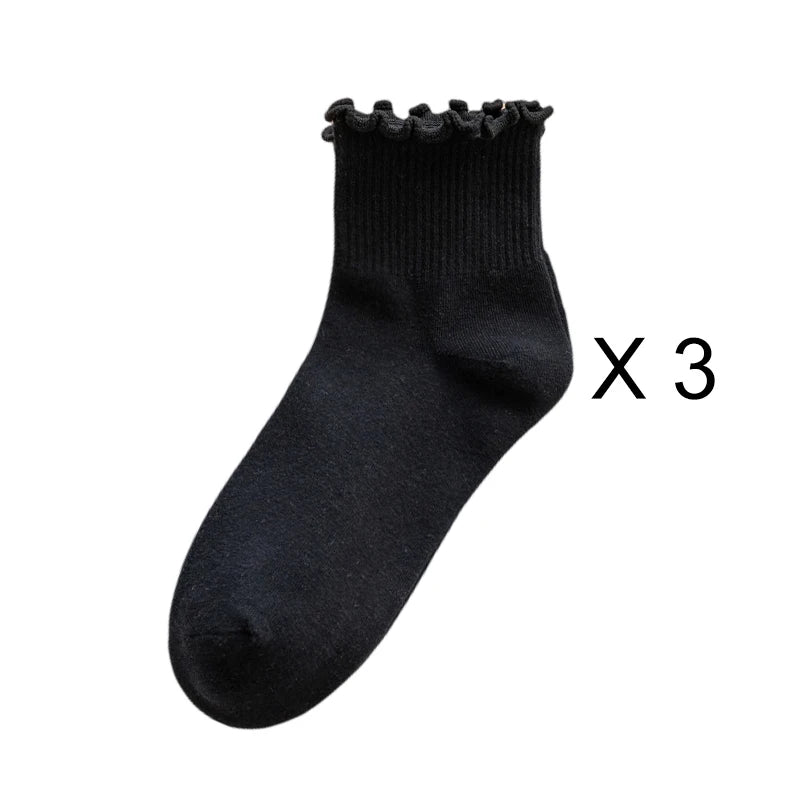 3 Pairs/Lot Cute Socks For Women