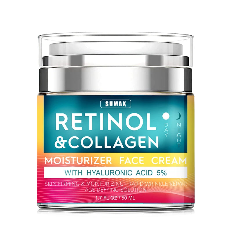 Retinol Collagen Face Cream 50ml Moisturizer with Hyaluronic Acid