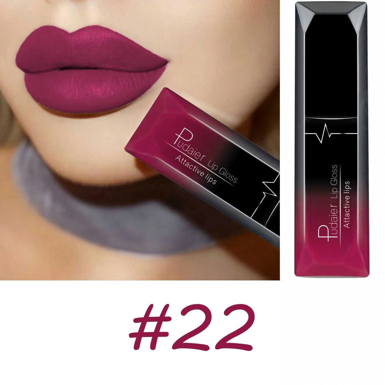 Best Lip Makeup 17 Color Sexy Matte Long Lasting Lipgloss Liquid Lipstick Lip Cream