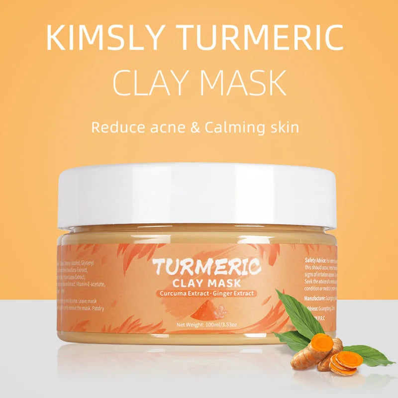 Turmeric Green Tea Rose Avocado Facial Mask Clay Mud Masks