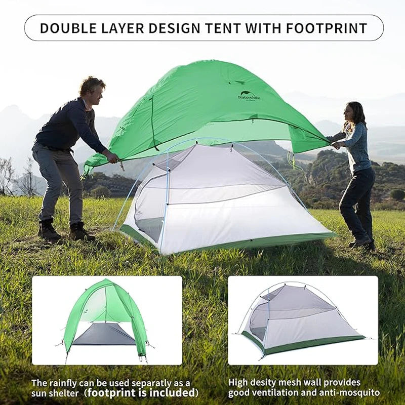 Cloudup 1/2 Person Ultralight Hiking Tent