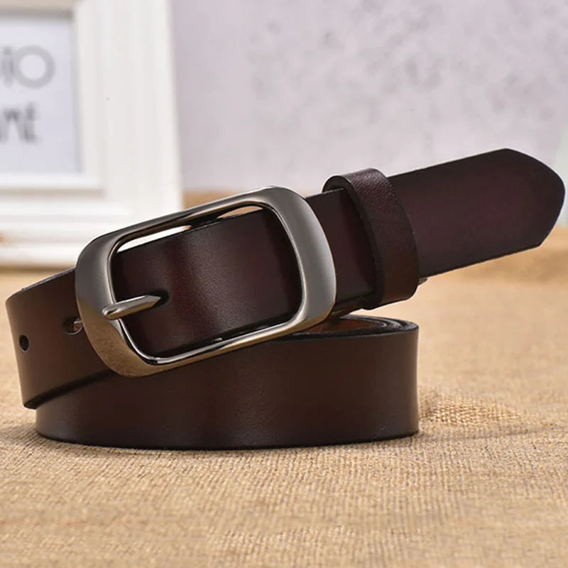 Women brief genuine leather belt