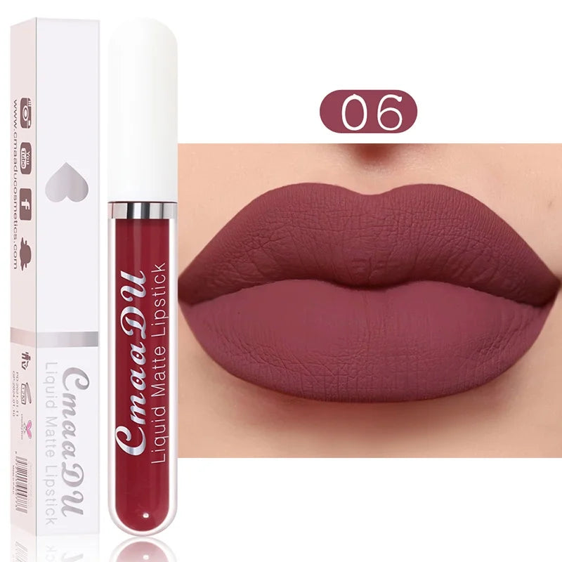 Sexy Long Lasting Velvet Matte Lip Gloss Liquid Lipstick