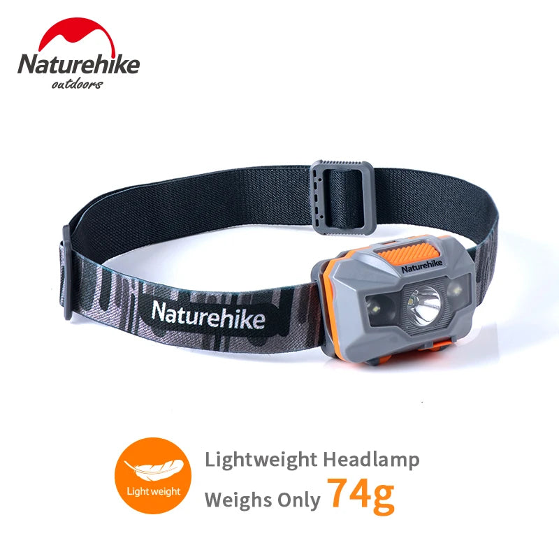 Headlamp Waterproof Lantern Strong Light  Portable USB Recharging Outdoor Camping