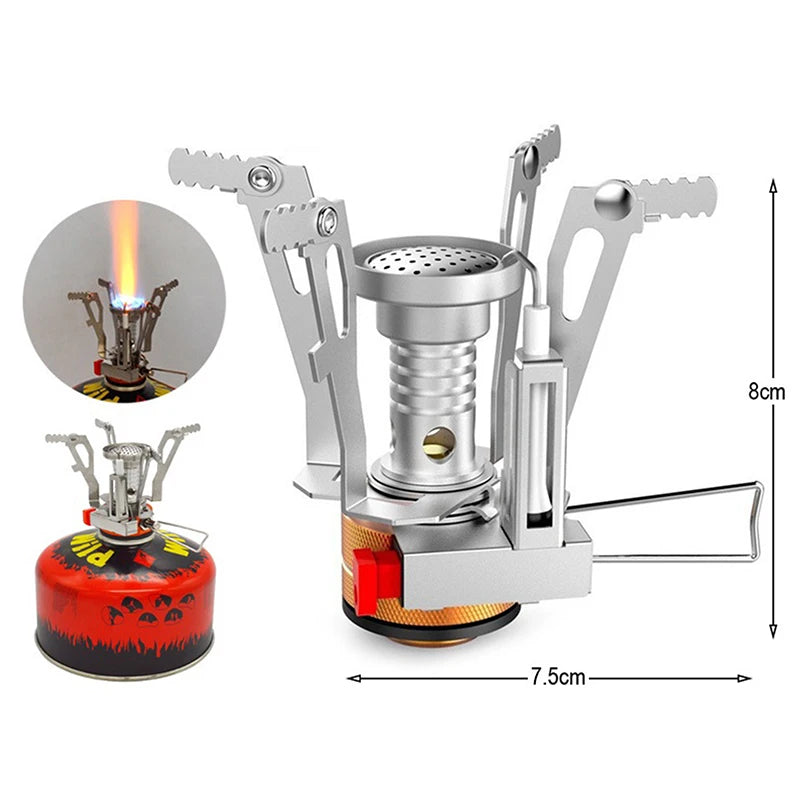 Wind Proof Gas Burner Outdoor Strong Fire Stove Burners