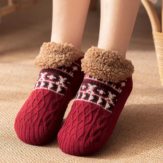 Winter Warm Floor Socks Indoor Home Slippers Socks Women